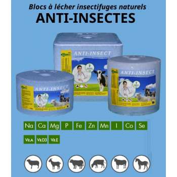 BLOC A LÉCHER ANTI-INSECTES