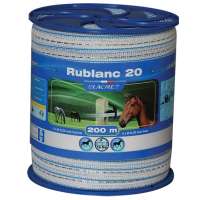 RUBAN RUBLANC 2 CM/200